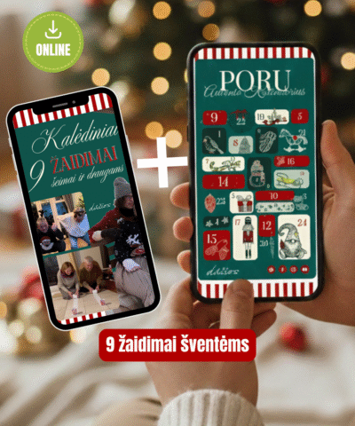 Advento Kalendorius Poroms + 9 Žaidimai Šventėms