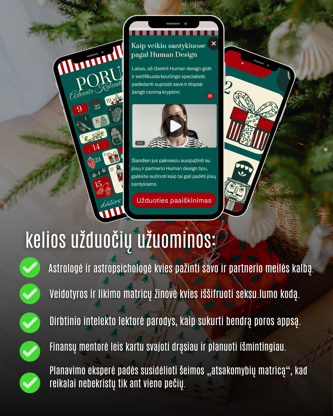 Advento kalendorius poroms dusios 25-4